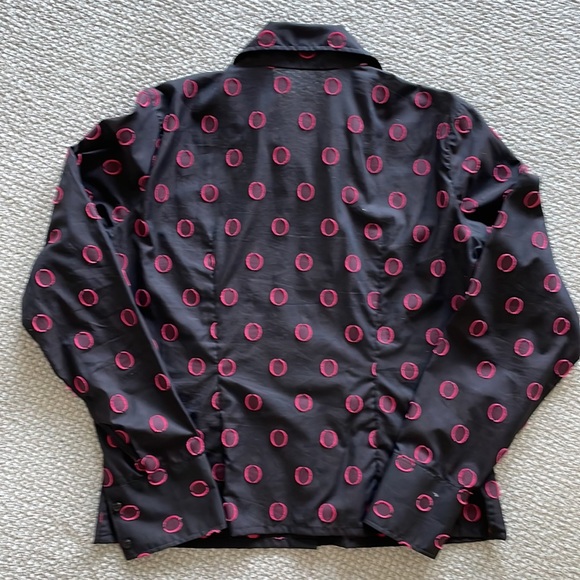 Arthur & Fox Black Button Blouse Top Shirt - Picture 5 of 11